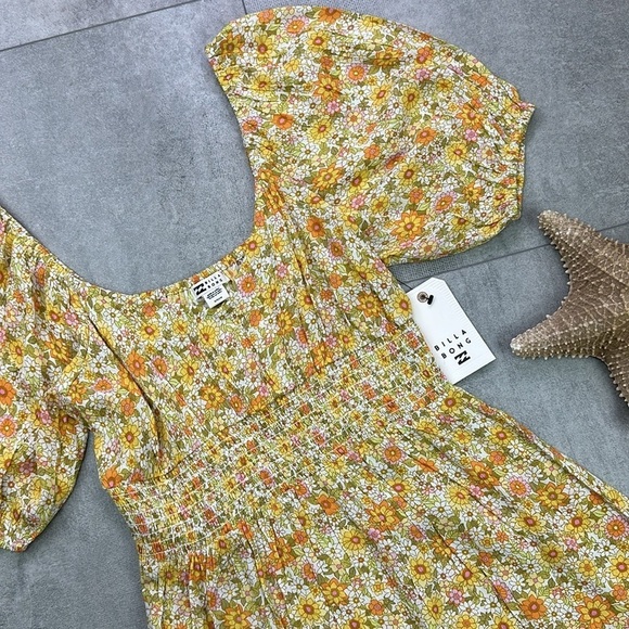 🔆BILLABONG🔆 SOMETHING PRETTY FLORAL PRETTY MINI CUTE SUMMER - Picture 5 of 13